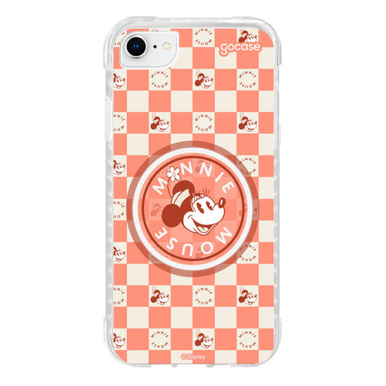 Capinha para celular  Minnie Pop Xadrez