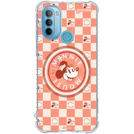 Capinha para celular  Minnie Pop Xadrez