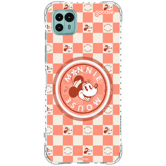 Capinha para celular  Minnie Pop Xadrez