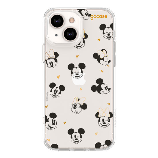 Capinha para celular Mickey & Amigos - Minnie e Mickey Gold Bows
