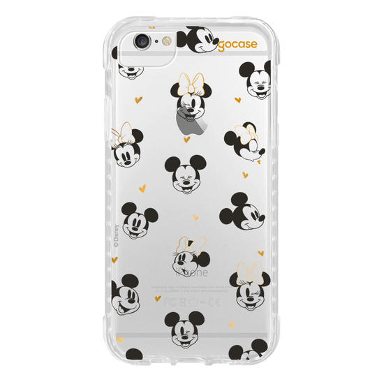 Capinha para celular  Mickey & Amigos - Minnie e Mickey Gold Bows