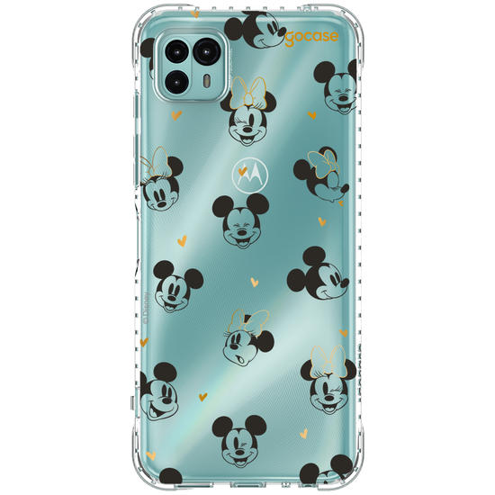 Capinha para celular  Mickey & Amigos - Minnie e Mickey Gold Bows