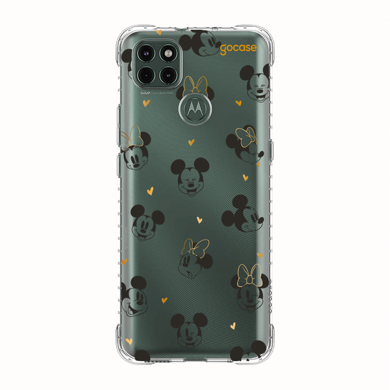 Capinha para celular  Mickey & Amigos - Minnie e Mickey Gold Bows