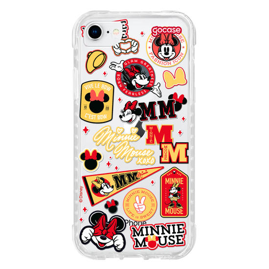 Capinha para celular Minnie Stickers Fun