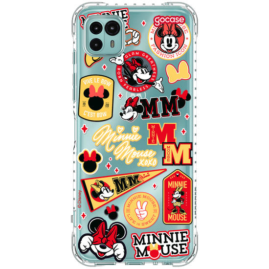 Capinha para celular Minnie Stickers Fun