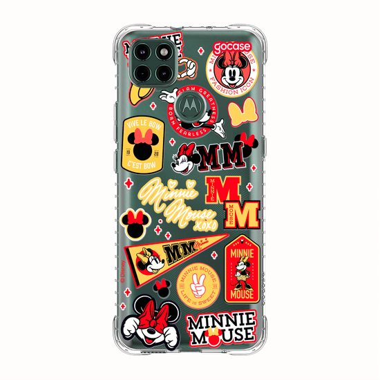 Capinha para celular Minnie Stickers Fun