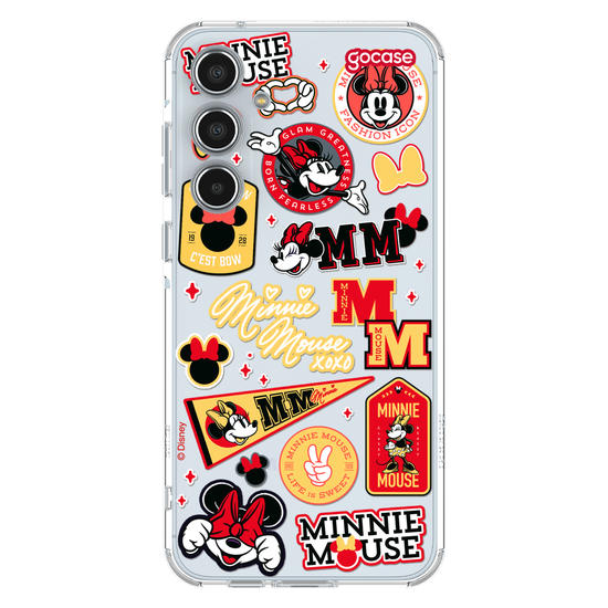Capinha para celular Minnie Stickers Fun