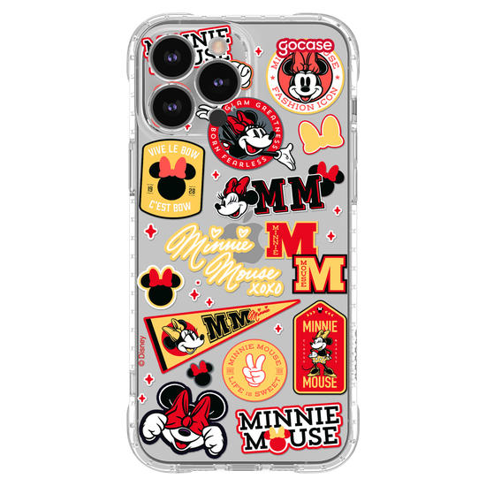 Capinha para celular Minnie Stickers Fun