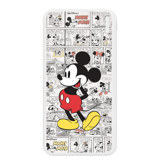 Carregador Portátil Fast Charge -  Mickey & Amigos - Mickey e Minnie - Comics