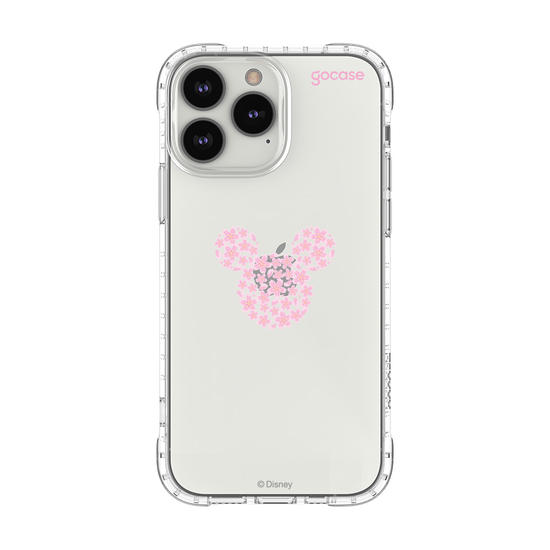 Capinha para celular  Mickey - Rosto Minimalista com Cerejeiras