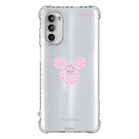Capinha para celular  Mickey - Rosto Minimalista com Cerejeiras