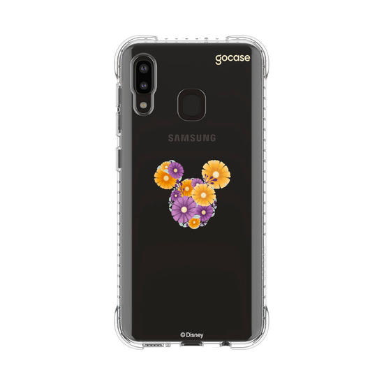 Capinha para celular  Mickey - Rosto Minimalista com Hortências
