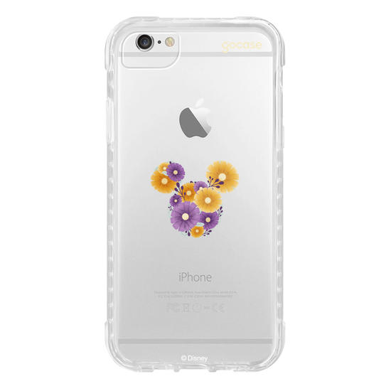 Capinha para celular  Mickey - Rosto Minimalista com Hortências