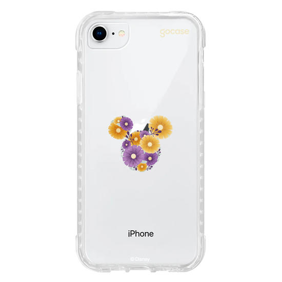 Capinha para celular  Mickey - Rosto Minimalista com Hortências
