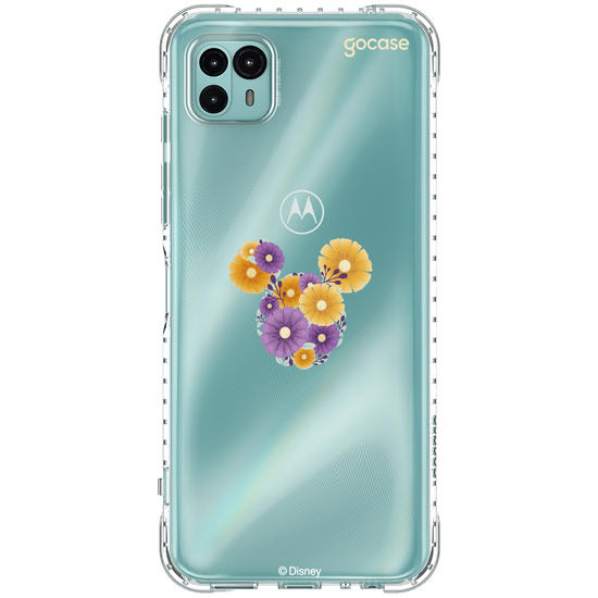 Capinha para celular  Mickey - Rosto Minimalista com Hortências