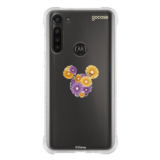 Capinha para celular  Mickey - Rosto Minimalista com Hortências
