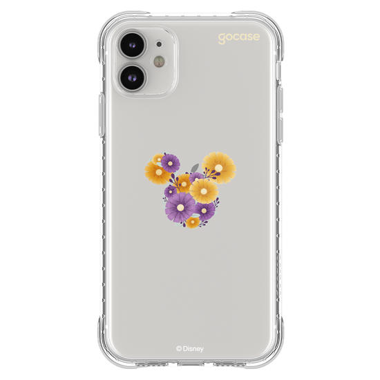 Capinha para celular  Mickey - Rosto Minimalista com Hortências