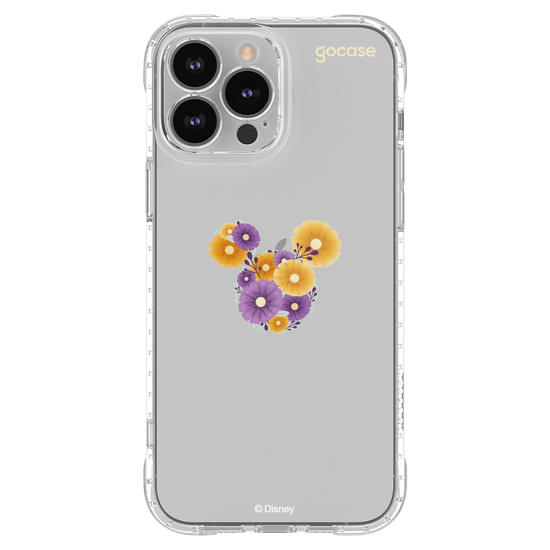 Capinha para celular  Mickey - Rosto Minimalista com Hortências