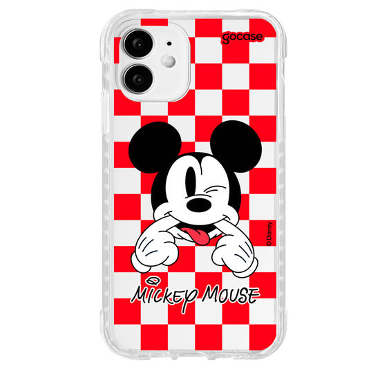 Capinha para celular  Mickey Xadrez Red