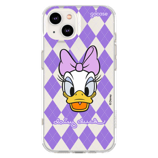 Capinha para celular  Margarida Xadrez Purple