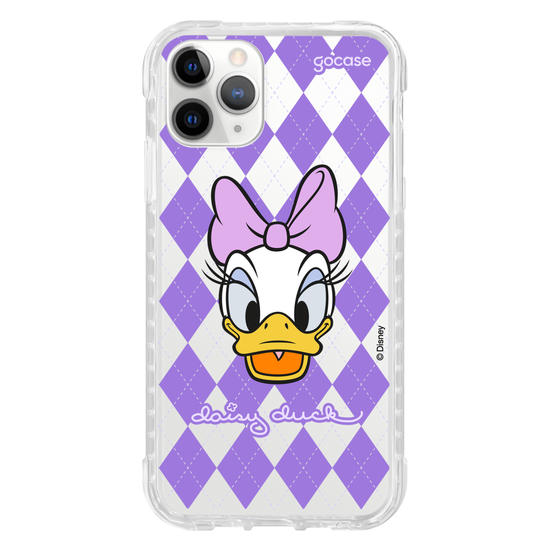 Capinha para celular  Margarida Xadrez Purple