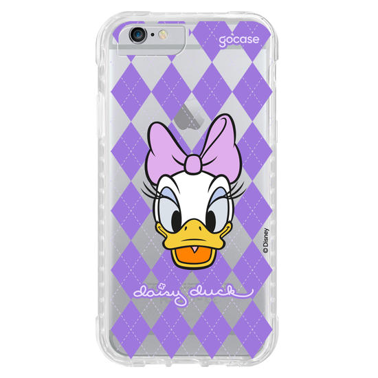 Capinha para celular  Margarida Xadrez Purple