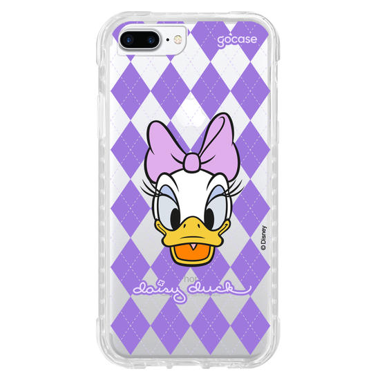 Capinha para celular  Margarida Xadrez Purple