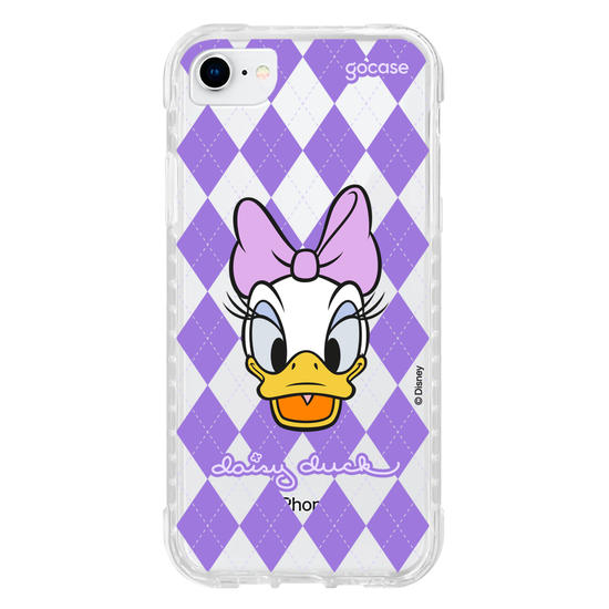 Capinha para celular  Margarida Xadrez Purple