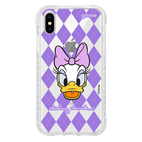 Capinha para celular  Margarida Xadrez Purple