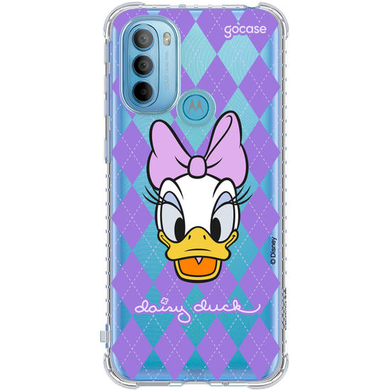 Capinha para celular  Margarida Xadrez Purple