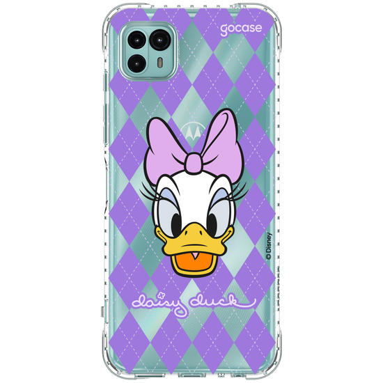 Capinha para celular  Margarida Xadrez Purple