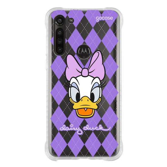Capinha para celular  Margarida Xadrez Purple