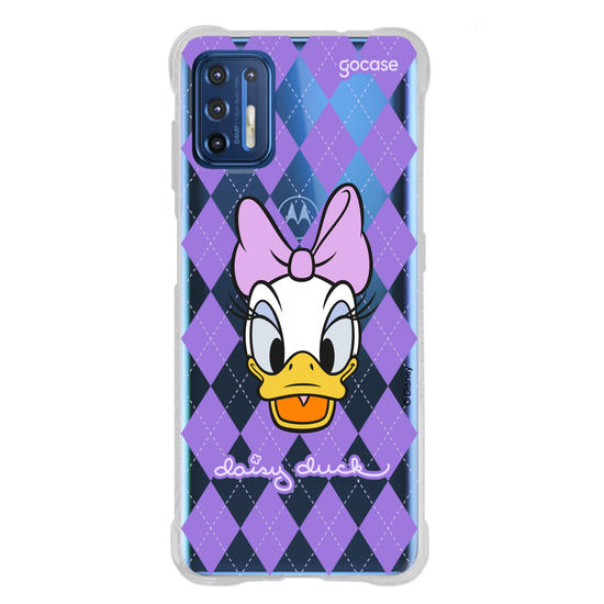 Capinha para celular  Margarida Xadrez Purple