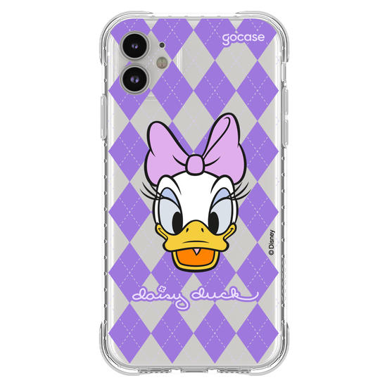 Capinha para celular  Margarida Xadrez Purple