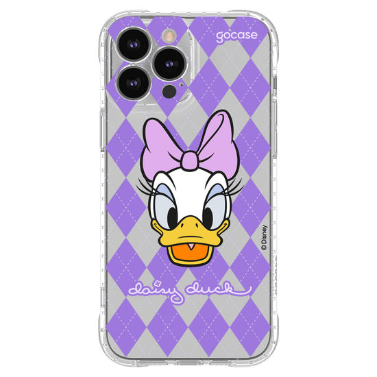 Capinha para celular  Margarida Xadrez Purple