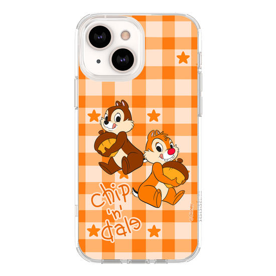 Tico e Teco Xadrez Laranja Phone Case