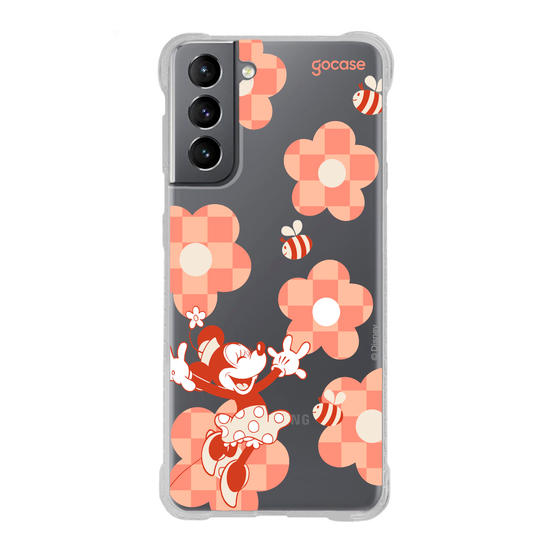 Capinha para celular  Minnie Mouse - Vichy Flowers