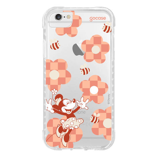 Capinha para celular  Minnie Mouse - Vichy Flowers