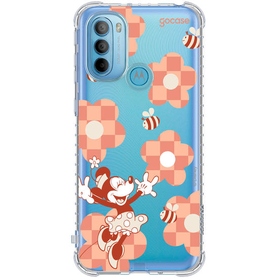 Capinha para celular  Minnie Mouse - Vichy Flowers