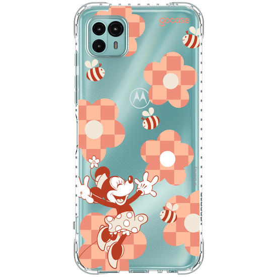 Capinha para celular  Minnie Mouse - Vichy Flowers