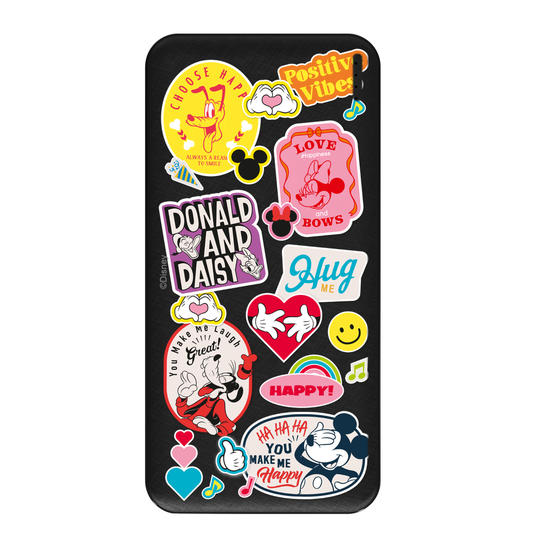 Carregador Portátil Fast Charge -  Mickey & Amigos - Positive Stickers