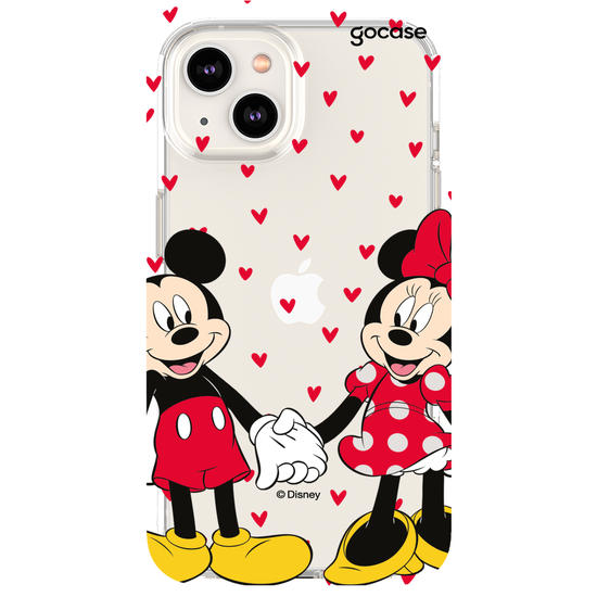 Capinha para celular  Mickey e Minnie - Te amo!