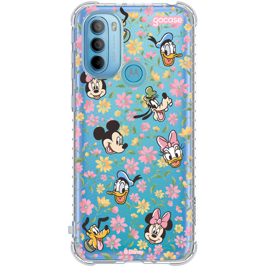 Mickey & Amigos - Flores e Rostinhos Pattern