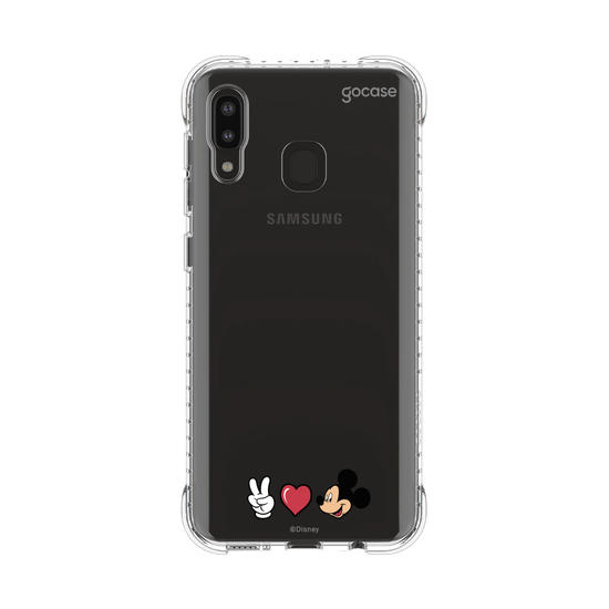 Capinha para celular Mickey & Amigos - Peace, Love and Mickey