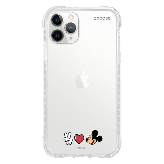 Capinha para celular Mickey & Amigos - Peace, Love and Mickey