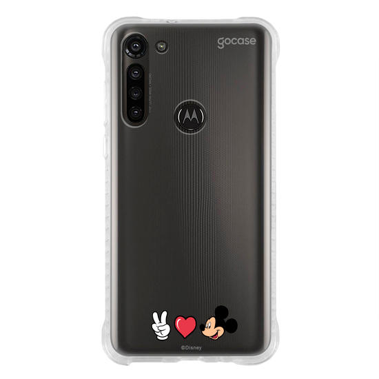 Capinha para celular Mickey & Amigos - Peace, Love and Mickey Capinha para celular Mickey & Amigos - Peace, Love and Mickey