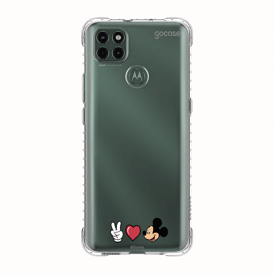 Capinha para celular Mickey & Amigos - Peace, Love and Mickey