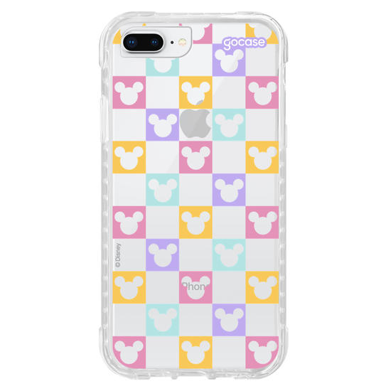 Capinha para celular  Mickey - Xadrez Com Rostinhos
