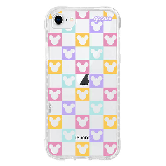Capinha para celular  Mickey - Xadrez Com Rostinhos