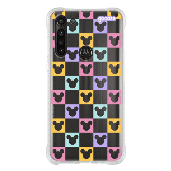 Capinha para celular  Mickey - Xadrez Com Rostinhos